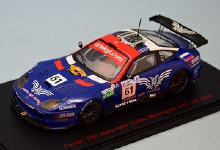 楽天市場】Red Line 1/43 フェラーリ F550 2005 LM #61 レッドライン 