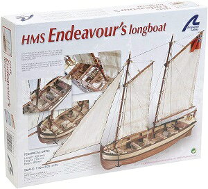 �A���e�T�j�A�� 1/50 Endeavour's Longboat 19015 [�≮���]
