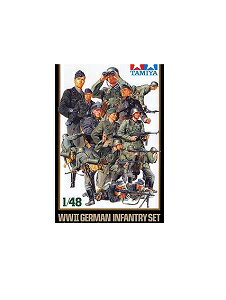 タミヤ 1/48 ミリタリーミニチュア No.12 WWIIドイツ国防軍歩兵チーム 