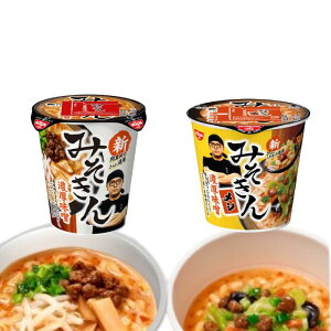 各2種セット 新みそきん 濃厚味噌ラーメン + 新みそきん 濃厚味噌メシ HIKAKIN PREMIUM カップ麺 ヒカキン カップラーメン 再販 2025