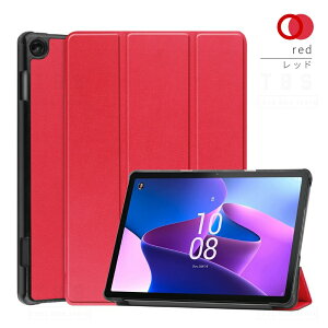 LAVIE Tab T10d �P�[�X LAVIE Tab T10 �P�[�X T1055/EAS TAB10/F02 10.1�^�J�o�[ Lenovo Tab M10 Plus (3rd Gen)�p���U�[�P�[�X �蒠�^ �X�^���h�ی�J�o�[ 3�܂� ���[�|�[�` �y�� �I�[�g�X���[�v �֗� ������� ��