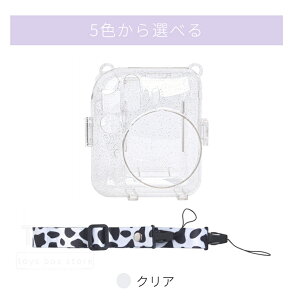 �x�mFUJIFILM instax mini 13 instax mini 12 �P�[�X �L���L�� �C���X�^���g�J�����`�F�L mini 12�p�ی�N���A�P�[�X �J�o�[�|�[�` �`�F�L �t�B�������[�|�P�b�g�݌v �V�����_�[�X�g���b�v�t�� ���� �J��