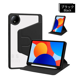 Redmi Pad SE 8.7�^�p�P�[�X Redmi Pad SE 4G 8.7�C���`360 °��]�P�[�X Pad SE 8.7�^�N���A�ی�J�o�[ 360 °�X�^���h�@�\ �I�[�g�X���[�v �S�ʕی� �L�Y�h�~ �y�� �c�u�� ���u�� ��] �X�^���h �y�����[ ��