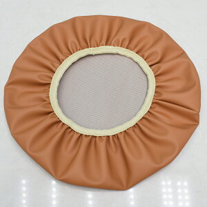 スツールカバー PUレザー 1枚 エステスツールカバー 丸椅子カバー キャスタースツールカバー 診察椅子カバー 回転椅子カバー カットチェアカバー 無地 円形 ゴム付き ズレない 汚れ防止 キ