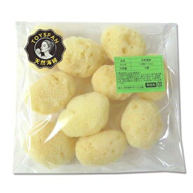 【全国一律 送料無料】グリーンラベル 天然海綿シルク サイズ7（約6〜7cm）1袋10個入 業務用 スポンジ 分割 カット 女性 フェイス 洗顔 メイク落とし パフ サニタリー 吸水力 美容 ケア スキン 海外直輸入倉庫発送