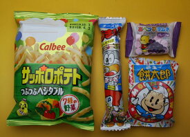 子供会向きの駄菓子詰め合わせセット(すべて国産品）158円セット　J