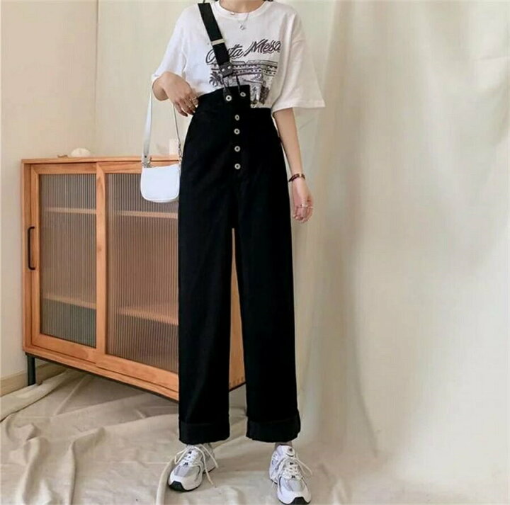 楽天市場】3色 ワイドパンツ レディース パンツ デニム ボ ズボン 