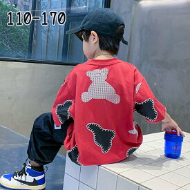 Tシャツ 子供 tシャツ こどもふく 子供服 男の子 半袖 キッズ 半袖Tシャツ 夏服 薄手 ジュニア Tシャツ スポーツ ダンス お出かけ 運動着 通学 レジャー おしゃれ かっこいい 110 120cm 130cm 140cm 150cm 160cm 170cm