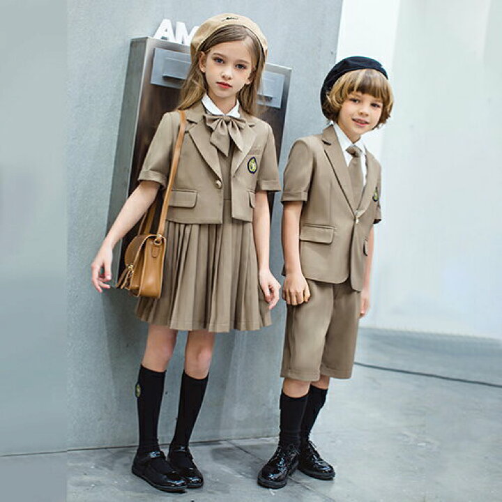 楽天市場】3点セット 学生制服 子供制服 セットアップ 子供スーツ  