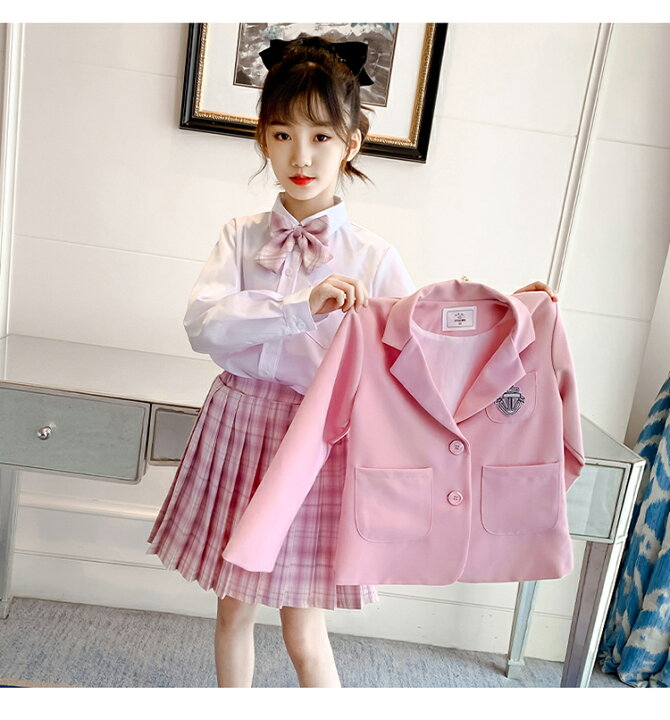 楽天市場】小学校入学式 スーツ キッズ 女の子制服4点セット 110 120  