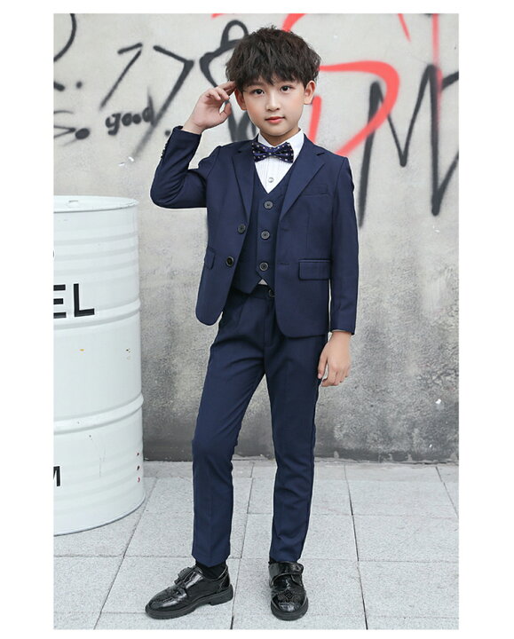 楽天市場】子供 スーツ 男の子 入学式 フォーマルスーツ キッズ  