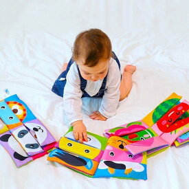 ベビー 知育玩具 0歳 布のおもちゃ 音が出る 布絵本 布絵本 1歳 2歳 赤ちゃん 幼児 キッズ 子供