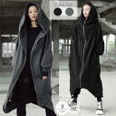 男女兼用 新作 秋冬 アウターコート ゆったり レディースファッションジッパー付き無地 ァッションフード付き長袖ロング丈着回しパーカー ゆったり軽くて柔らかな着心地 上質 ロング 暖かい シンプル