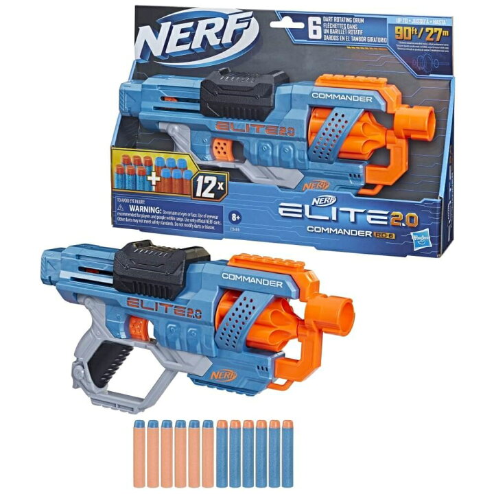 楽天市場】ナーフ エリート 2.0 コマンダー RD-6 手動 連射 エリート 