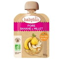 「7月20日限定先着で最大1000円OFFクーポン」babybio ベビービオ 洋なし・バナナ・きび 【有機食材 ベビースムージー 離乳食 ベビーフード】【6ヶ月〜】