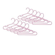 dear BABY ディアベビー 10本入 ベビーハンガー パウダーピンク 赤ちゃん 洋服 収納