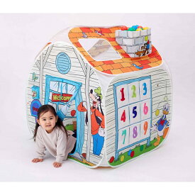 ミッキー＆フレンズ あそびと知育のボールハウス ボール100個付き 収納袋付き おままごと ディズニー ボールテント 室内テント 野中製作所