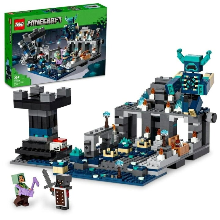 楽天市場】レゴ(LEGO) マインクラフト ディープダークの戦い おもちゃ 
