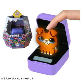 「7月20日限定先着で最大1000円OFFクーポン」とびだせ！きゅーびっつ パープル デジタル ペット 育成 お世話