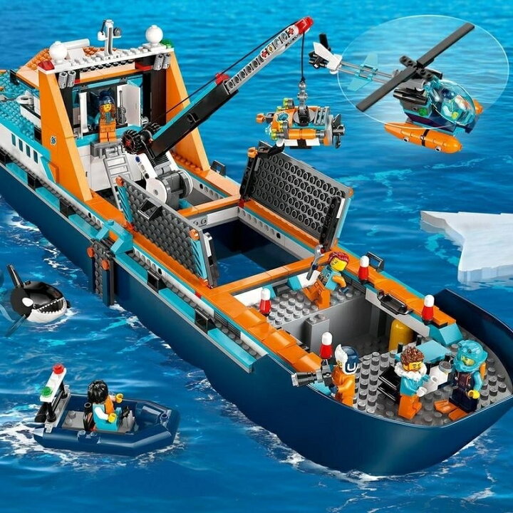 楽天市場】【オンライン限定価格】レゴ(LEGO) シティ 北極探検船 