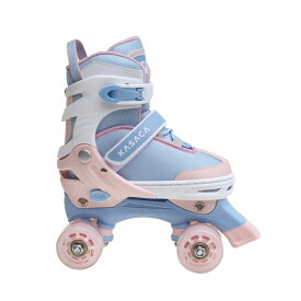 「12/1〜6限定先着 キャンペーンバナーにてクーポン配布中」ジュニア ローラースケート マリン（21〜24cm）子供用 キッズ 5段階 サイズ調整可能 水色 ピンク トイザらス限定 クリスマスプレゼント 5歳 6歳 7歳