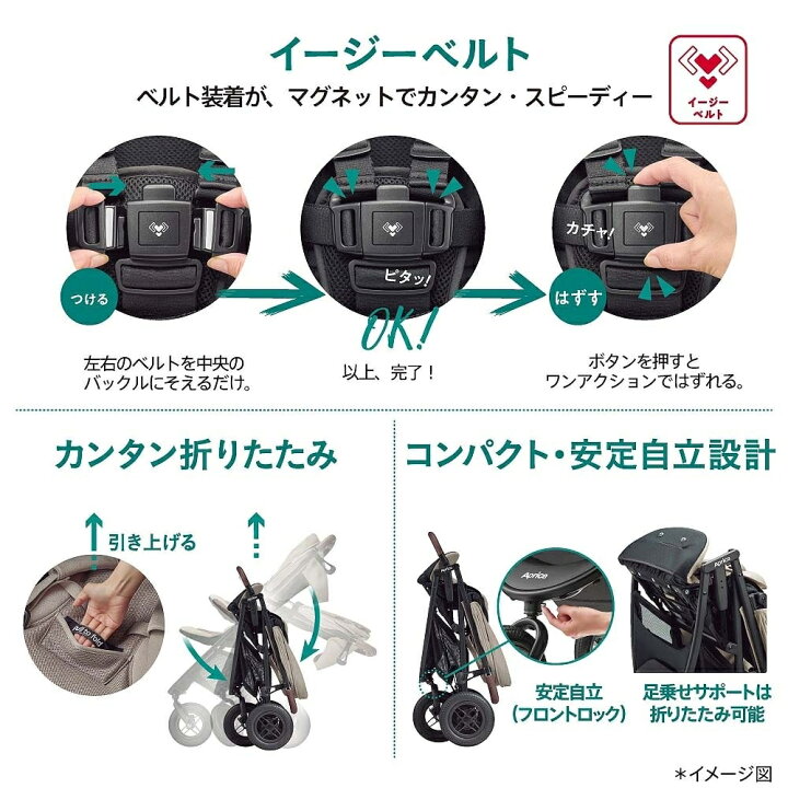 楽天市場】Aprica アップリカ スムーヴ プレシャス AB A型ベビーカー 3 