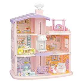 すみっコぐらし くっつきすみっコ まわそうしろくまエレベーター 3階だてのすみっコハウス