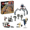 「7月20日限定先着で最大1000円OFFクーポン」【オンライン限定価格】レゴ LEGO スター・ウォーズ クローン・トルーパーとバトル・ドロイド バトルパック 75372｜プレゼント 誕生日 6歳 7歳 8歳 9歳 小学生 知育 宇宙船 スターウォーズ Star Wars ごっこ遊び