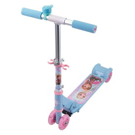 「12/1〜6限定先着 キャンペーンバナーにてクーポン配布中」ディズニー アナと雪の女王 イージースケーター キックスクーター 折りたたみ 4輪タイプ 光る前輪 軽量 電池不要 アナ雪 クリスマスプレゼント 3歳 4歳 5歳
