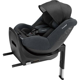 「1/25限定先着 トップバナーにて最大1000円クーポン配布中」Combi コンビ クルムーヴ R129 エッグショック CA (ブラック) チャイルドシート ISOFIX固定 R129適合 回転コンパクト 片手で簡単操作 乗せ降ろしカンタン 新生児〜4歳ごろまで