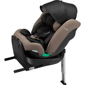 Combi コンビ クルムーヴ ロング R129 エッグショック EA (グレージュ) チャイルドシート ISOFIX固定 R129適合 回転型 ロングユース 新生児～10歳頃まで