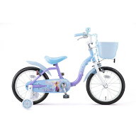 【人気！アナ雪 自転車 】16インチ 身長98～116cm 子供用自転車 ディズニー アナと雪の女王S エルサ 4歳 …