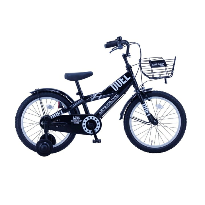楽天市場】18インチ 身長108〜123cm 子供用自転車 デュエル（ブラック 