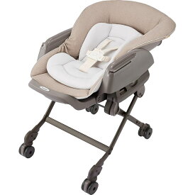 Combi コンビ ネムリラ CR (マーブルベージュ) ハイローチェア ハイローラック スウィングラック ロングユース 手動スウィング 新生児～4才頃まで ベビーザらス限定