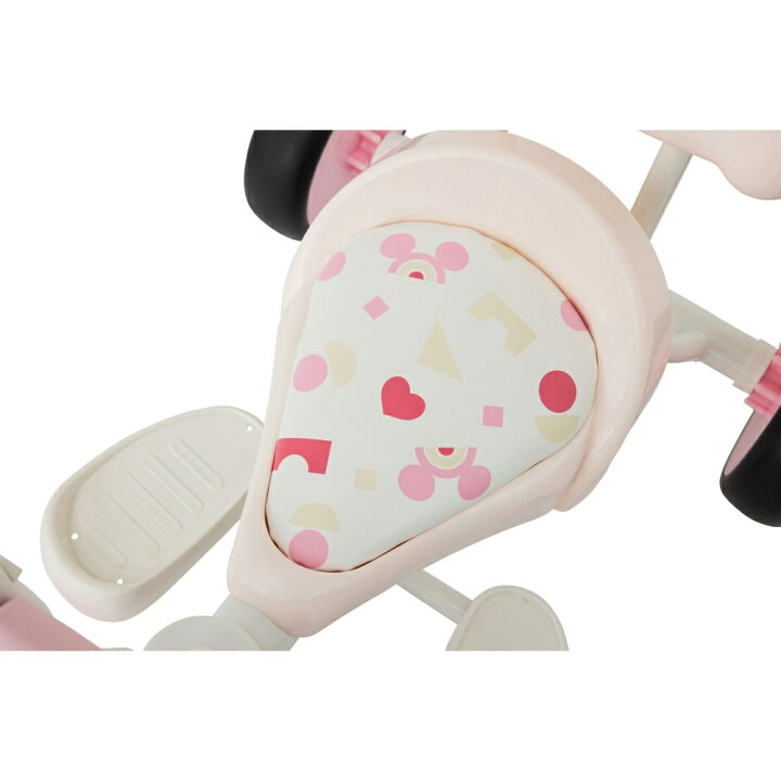楽天市場】ディズニー ピュアライド ミニー ハンドル付き 子供三輪車 