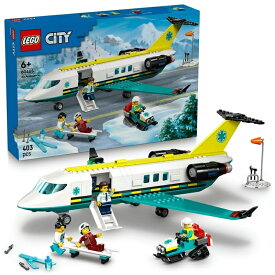【オンライン限定価格】レゴ LEGO シティ 救急輸送機 60465 おもちゃ 玩具 誕生日 プレゼント ブロック 6歳 7歳 8歳