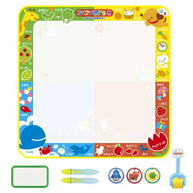 スイスイおえかき カラフルシート ペン2本&スタンプセット 限定パーツ付き 2歳 3歳 4歳