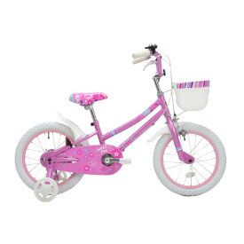 16インチ 身長100〜120cm 子供用自転車 KENT ガールズスウィート 女の子 スチールフレーム カゴ 補助輪 白 ホワイト ピンク かわいい トイザらス限定