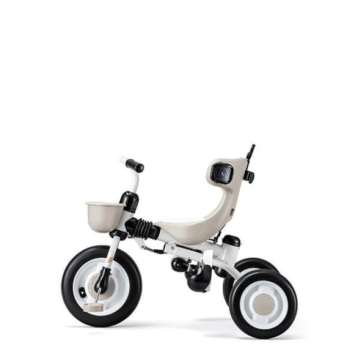 楽天市場 トイザらス限定 折りたたみおさんぽコンポ ベージュ 折りたたみ三輪車 送料無料 トイザらス ベビーザらス
