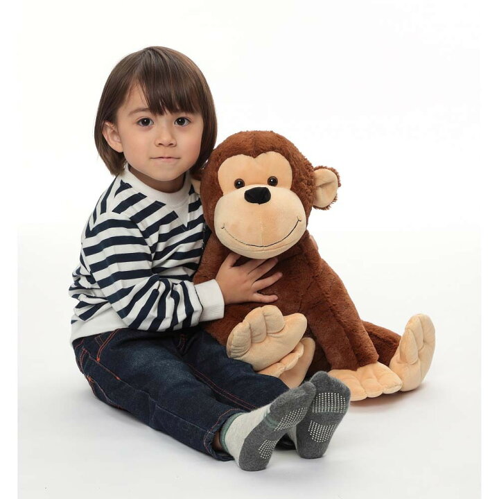 楽天市場 トイザらス ぬいぐるみ にっこりモンキー 40cm トイザらス ベビーザらス