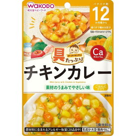 和光堂 具たっぷりグーグーキッチン チキンカレー【12ヶ月〜】