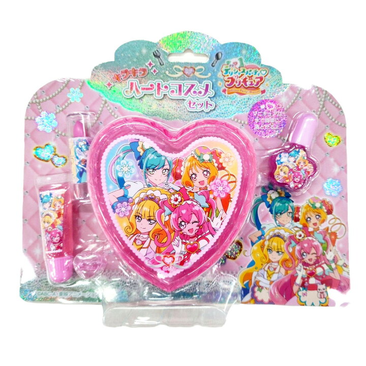 楽天市場 トイザらス限定 デリシャスパーティプリキュア Newキラキラハートケースコスメセット トイザらス ベビーザらス