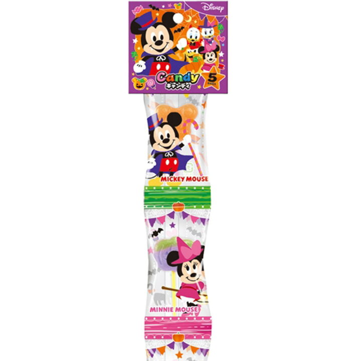 楽天市場 ディズニーキャラクター ハロウィン5連 棒キャンディ 5本 ハロウィン お菓子 トイザらス ベビーザらス
