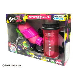 スプラトゥーン2 タンク付きスプラシューター（ネオンピンク）1500ml 飛距離6〜8m 水鉄砲 水遊び