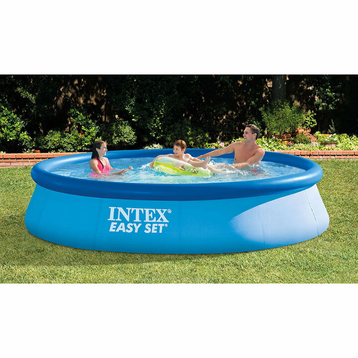 楽天市場 Intex イージーセットプール 大 396 396 84cm 大型プール ファミリープール 送料無料 トイザらス ベビーザらス