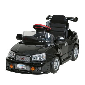 乗物玩具 ペダルカー NISSAN 日産 スカイラインGT-R R34 高品質 ペダル式 ヘッドライト【オンライン限定】【送料無料】