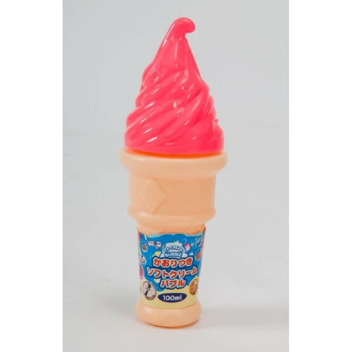 楽天市場 トイザらス限定 かおりつきソフトクリームバブル シャボン玉 100ml 種類ランダム トイザらス ベビーザらス