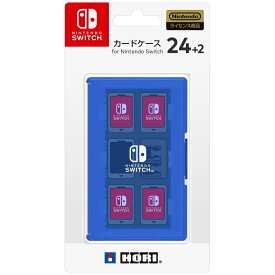 【Nintendo Switch】カードケース24プラス2 for Nintendo switch ブルー