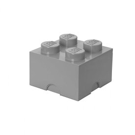 レゴ LEGO ストレージボックス ブリック 4 ストーングレー【レゴ LEGO 収納】【オンライン限定】