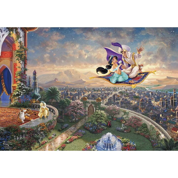 楽天市場 ディズニー 1000ピース ジグソーパズル Aladdin 送料無料 トイザらス ベビーザらス